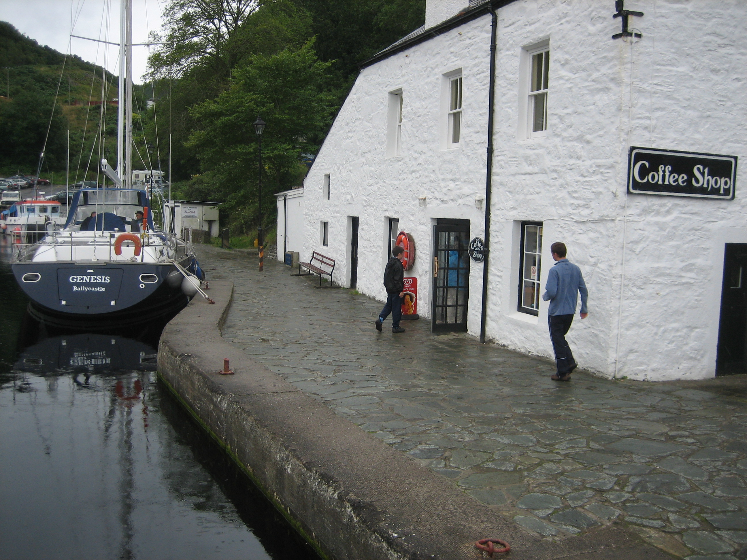 At Crinan, the west end of the canal