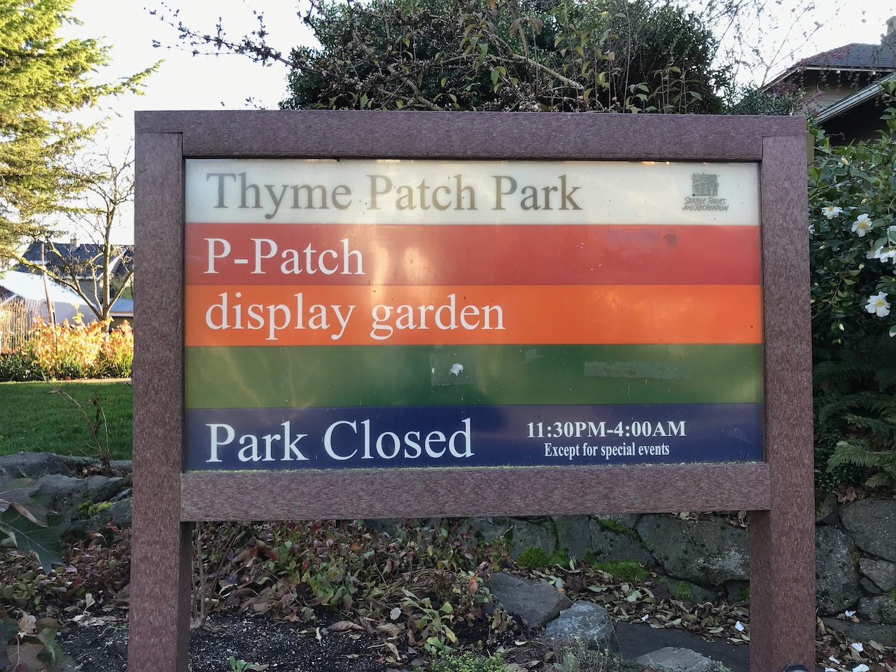 Thyme Patch Park, 2800 block of NW 58th St