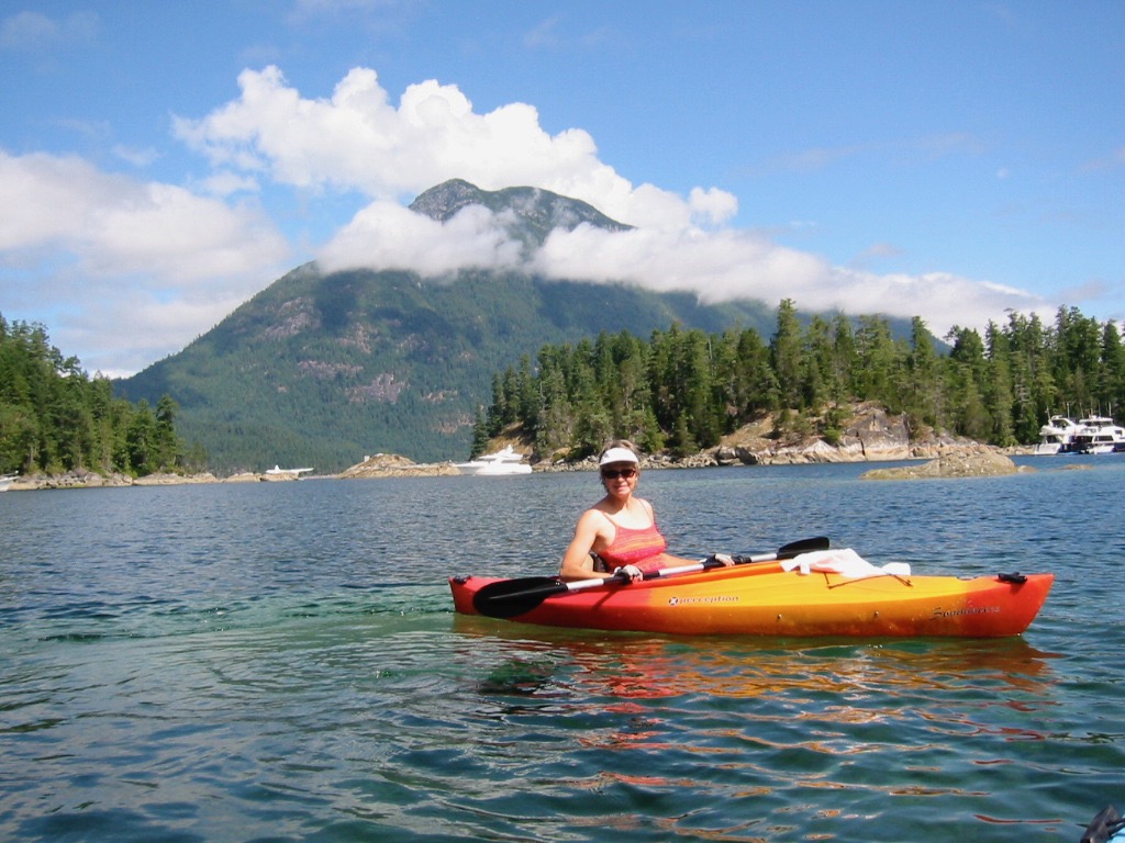 Kayaking on Prideaux Haven